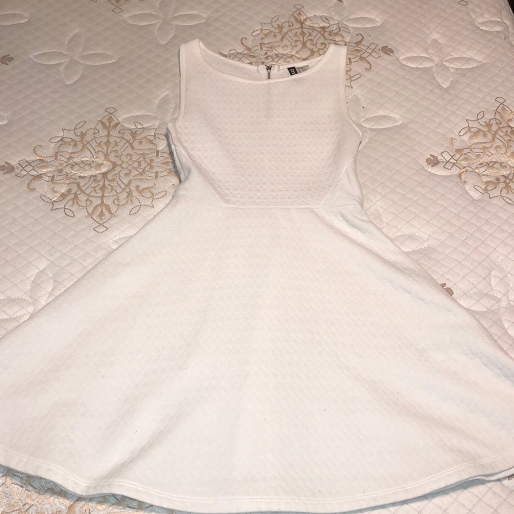 White H&M skater dress.